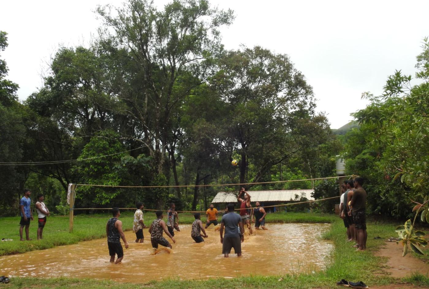 Mud Volleyball